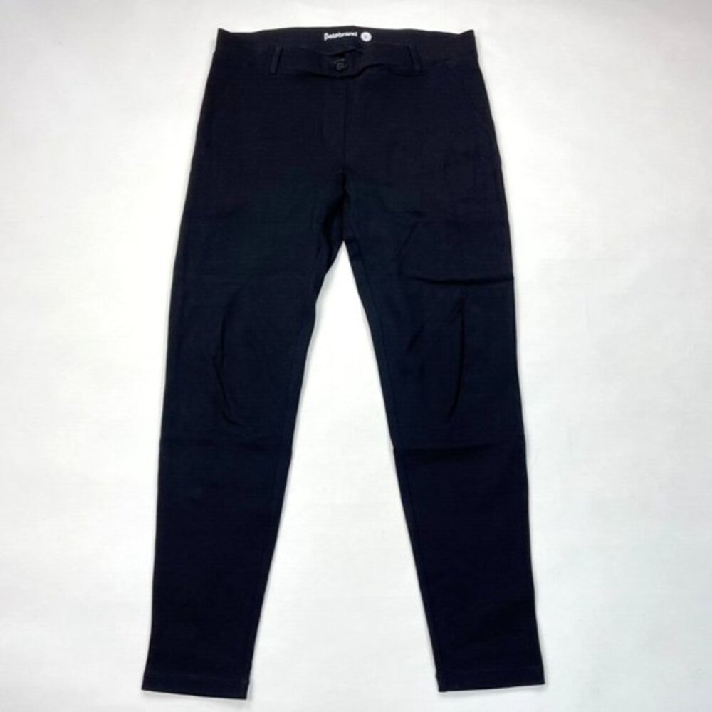 Betabrand‎ Skinny-Leg Classic Dress Yoga Pants Women L EUC Stretch Ponte Black